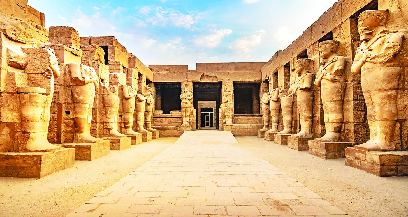Temple ruins near Luxor