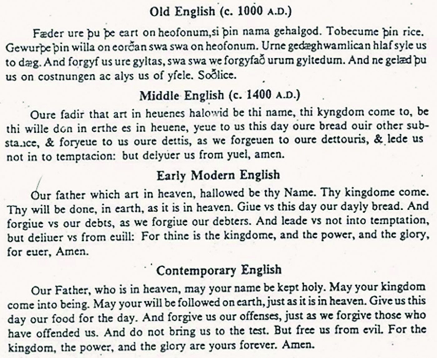 Old English text sample